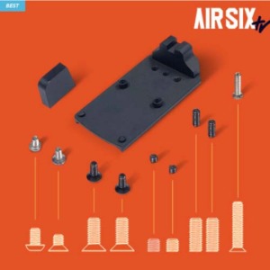 [TAG ART / AIRSIX] 글록 RMR  마운트 + 하이사이트 세트 (VFC / 마루이 / WE) - Glock RMR Mount